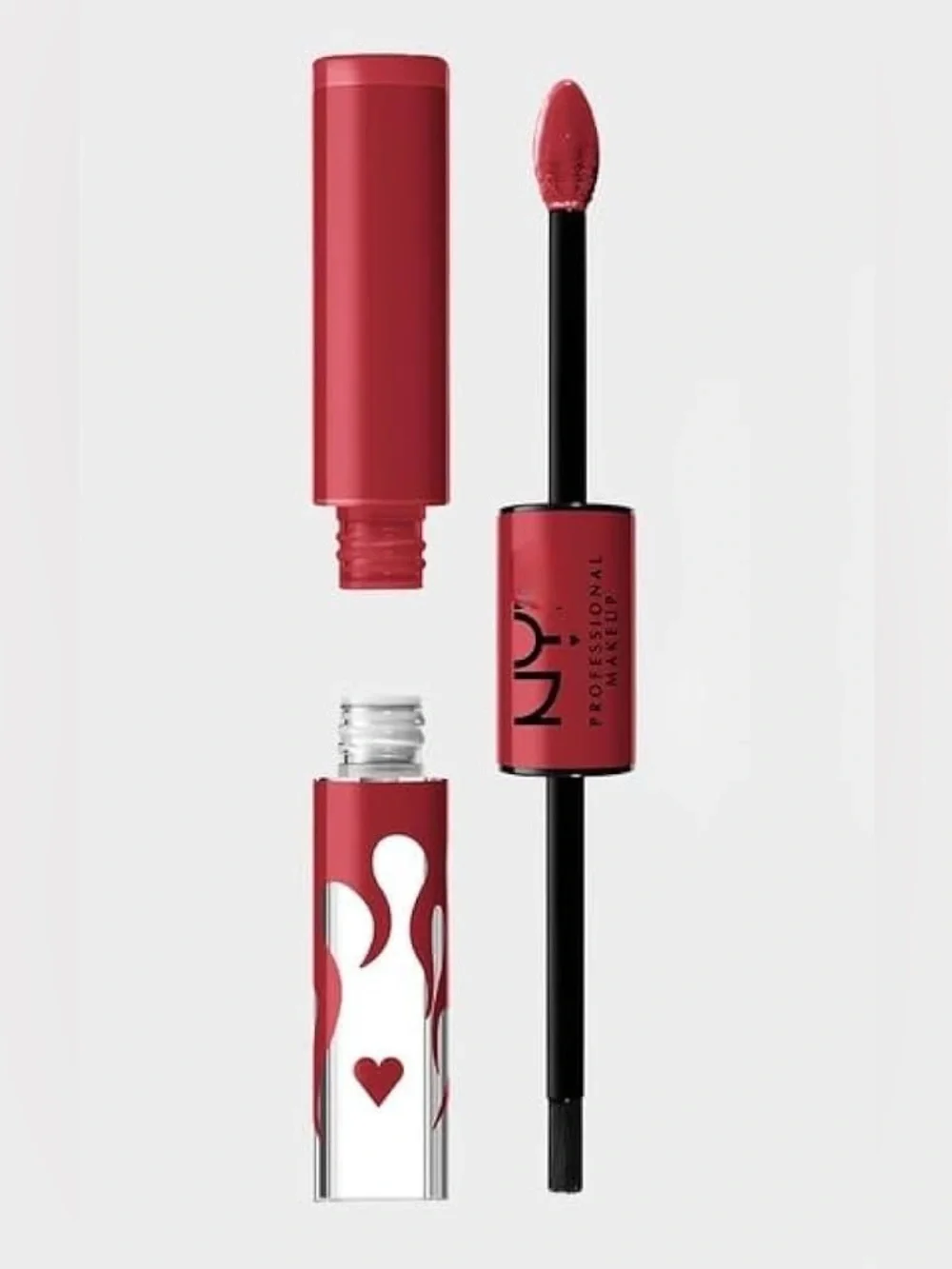 NYX Dual-Ended Liquid Lipstick in Vibrant Red